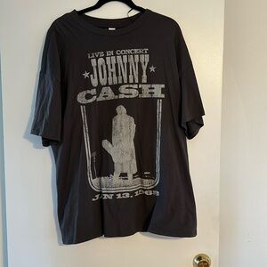 Divided oversized graphic tee